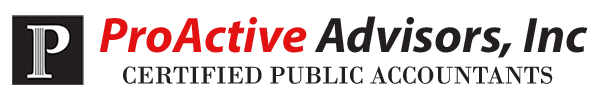 proactive financial advisors certified public accountant logo