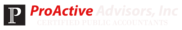 proactive financial advisors certified public accountant logo